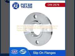 DIN 2576 PN 10 Slip On RF Flange Slip On Flanges van roestvrij staal ASTM A182 F304/F304L/F316/F316L/F304H voor leidingsysteem