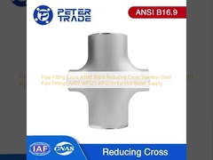 Pipe Fitting Cross ASME B16.9 Reducing Cross Stainless Steel Pipe Fittings A403 WP321 WP321H voor warmwatervoorziening